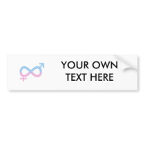 INTERSEX SYMBOL BUMPER STICKERS