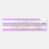 INTERSEXED PRIDEFLAG BAR bumper stickers