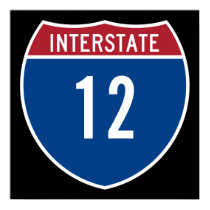 Interstate 12 posters