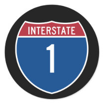 Interstate 1 stickers