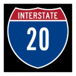 Interstate 20 print
