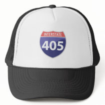 Interstate 405 (I-405) Calif. Highway Road Trip Mesh Hat
