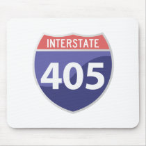 Interstate 405 (I-405) Calif. Highway Road Trip Mouse Pads