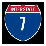 Interstate 7 poster