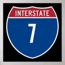 Interstate 7 poster