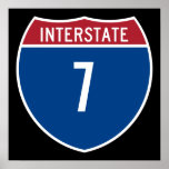 Interstate 7 poster