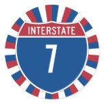 Interstate 7 sticker