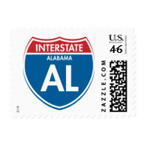Interstate Alabama AL Postage Stamp