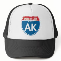 Interstate Alaska AK hats