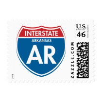 Interstate Arkansas AR Postage Stamp