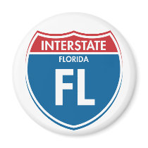 Interstate Florida FL magnets