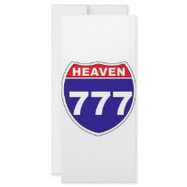 "Interstate" Heaven 777 rack cards