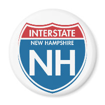 Interstate New Hampshire NH magnets