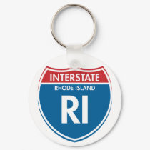 Interstate Rhode Island RI keychains