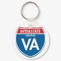 Interstate Virginia VA keychains
