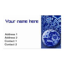 Interstellar City Business Card business cards