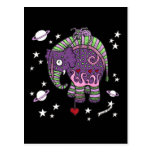 Interstellar Elephant Postcard postcards