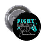 Interstitial Cystitis Awareness Fight Like a Girl Buttons
