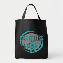 Interstitial Cystitis Fight Like A Girl Circular Canvas Bags