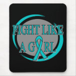 Interstitial Cystitis Fight Like A Girl Circular Mousepad