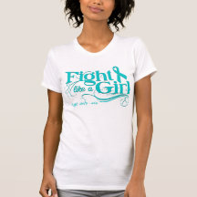 Interstitial Cystitis Fight Like A Girl Elegant Tee Shirt