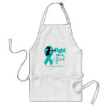 Interstitial Cystitis Fight Like A Girl  Knock Out aprons