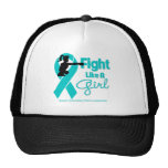 Interstitial Cystitis Fight Like A Girl  Knock Out hats