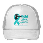 Interstitial Cystitis Fight Like A Girl  Knock Out hats