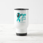 Interstitial Cystitis Fight Like A Girl  Knock Out mugs