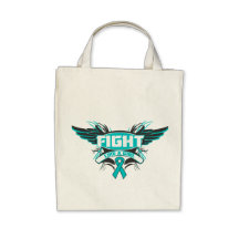 Interstitial Cystitis Fight Like a Girl Wings.png Tote Bags