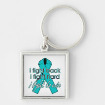 Interstitial Cystitis I Fight Back Keychains