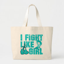 Interstitial Cystitis I Fight Like A Girl (Grunge) Tote Bag