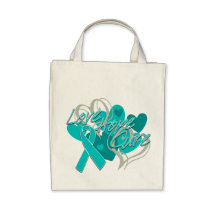 Interstitial Cystitis Love Hope Cure Canvas Bags