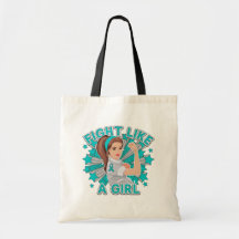 Interstitial Cystitis Modern Rosie The Riveter Canvas Bags
