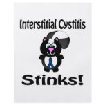 Interstitial Cystitis Stinks Skunk Awareness flyers