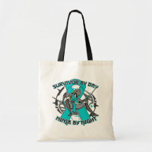 Interstitial Cystitis Survivor By Day Ninja Night Tote Bags