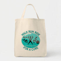 Interstitial Cystitis Walk Run Ride For A Cure Tote Bag