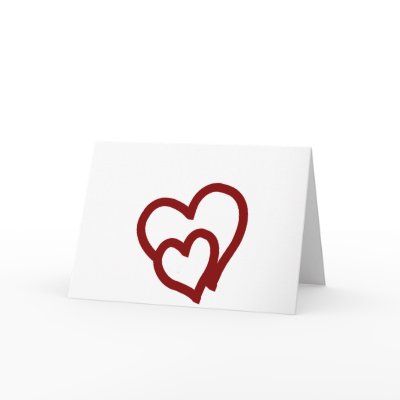 Intertwined Hearts Card by 777Images