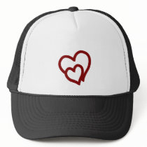 Intertwined Hearts hats by 777Images Intertwined Hearts hats