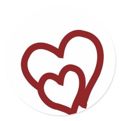 Intertwined Hearts Sticker by 777Images
