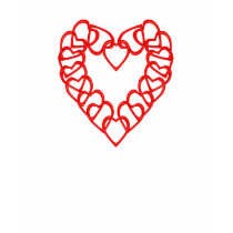 Intertwined Hearts t-shirts