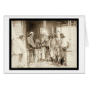 Interviewing Three Cheyenne Indians SD 1887 cards