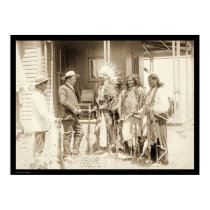 Interviewing Three Cheyenne Indians SD 1887 Posters