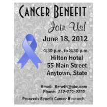Intestinal Cancer Awareness Benefit  Floral Flyer