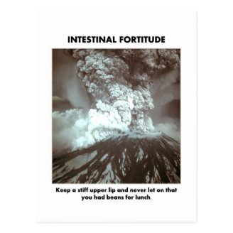intestinal-fortitude-keep-a-stiff-upper-lip post card