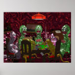 Intestinal Parasites Playing Poker Print