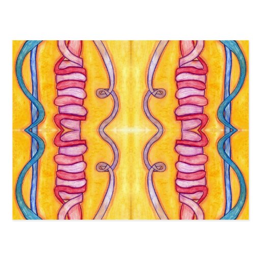 Intestine Postcard