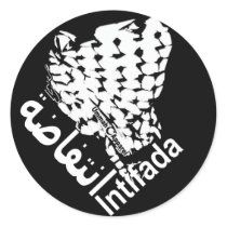 Intifada Round Stickers