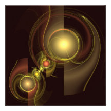 Intimate Connection Abstract Art Invitations