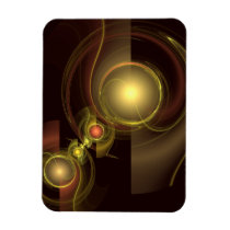 Intimate Connection Abstract Art Premium Magnet